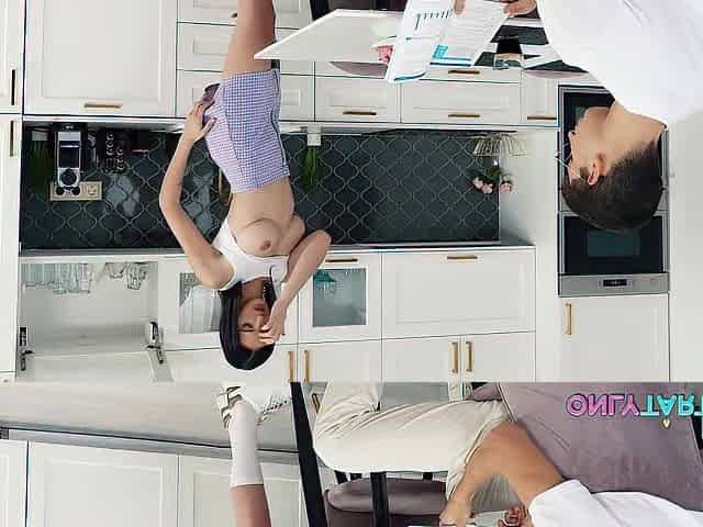 Hot Breasty Stepsis Entice Her Nerd Stepbrother