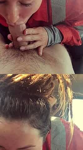 Amateur Redhead Blowjob