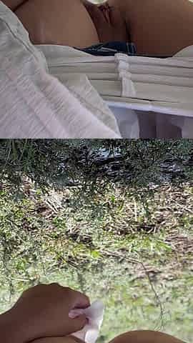 Compilation of Public Pissing in Nature! Showing Pads! POV!
