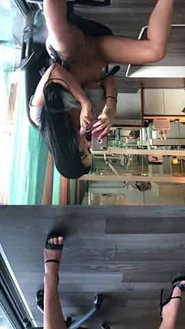 Milf brunette masturbating with toy ass