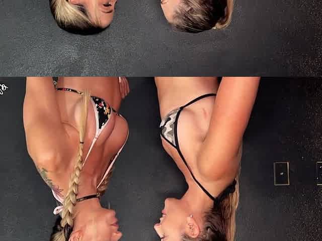 Topless Ahegao Sex Wrestle: Sinthia Bee Vs Mars Solo