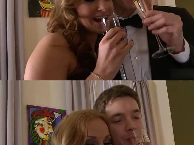 Romantic rendezvous ended with group sex
