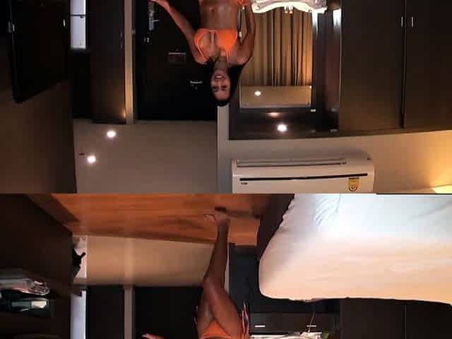 Huge boobs Thai MILF wife hotel fuck POV