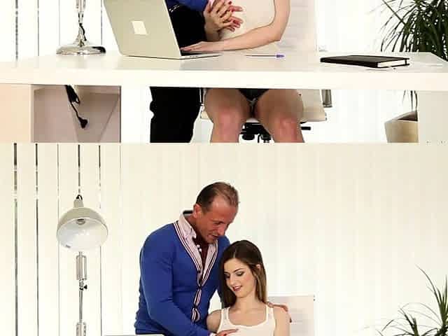 Stella Cox's Amazing Tits and Intense Blowjob Action