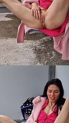 Naked in Public, Gaping and Pissing
