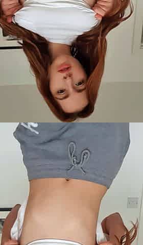 Great Big Boobs On Masturbating Redhead