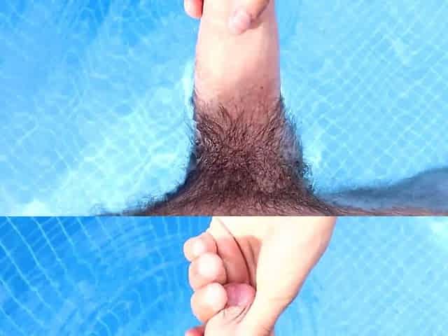 Couple Fucking at the Swimming Pool - Outdoor Sex