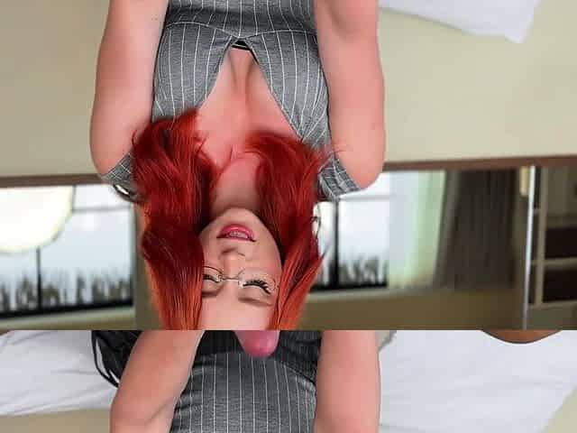Redhead Russian Teacher Deepthroats, Hard Fucks Student and