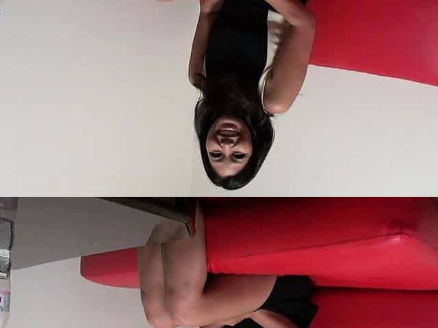 Amateur striptease and Solo masturbation