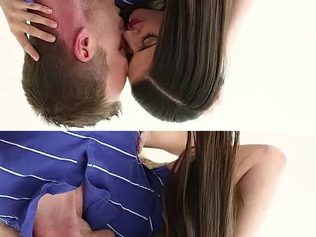 That babe presented him with a surprise gift of a massage, which took an unexpectedly playful turn.