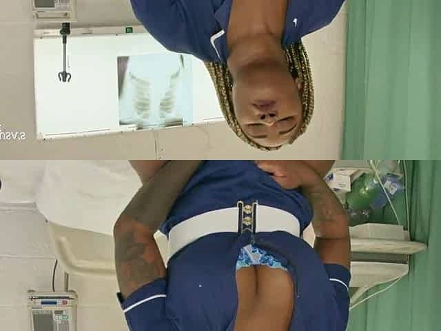 Black Nurse Xeinna is Sexually excited Sextoy Solo Play
