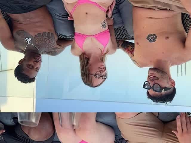 Emejota - ManyVids - We Fuck a Very Slutty Teen We Meet at