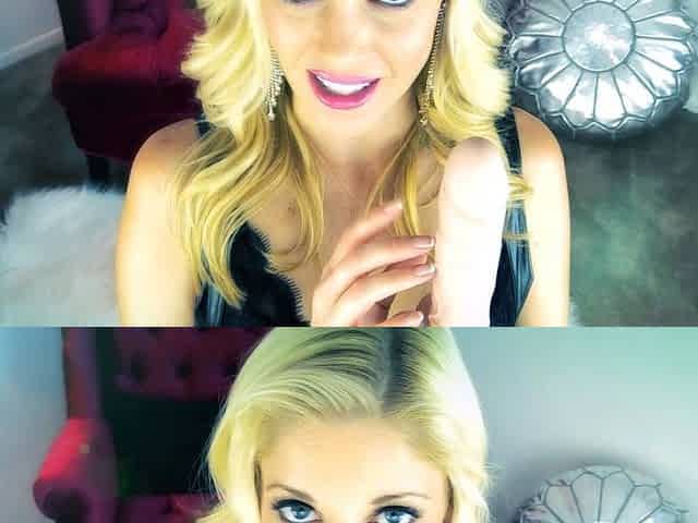 Curly Blonde Teen Records Solo Dildo Masturbation More at