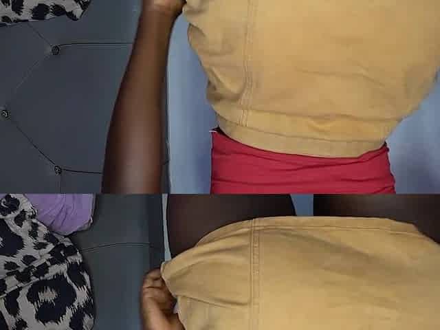 Brown skinny large booty petite boobs