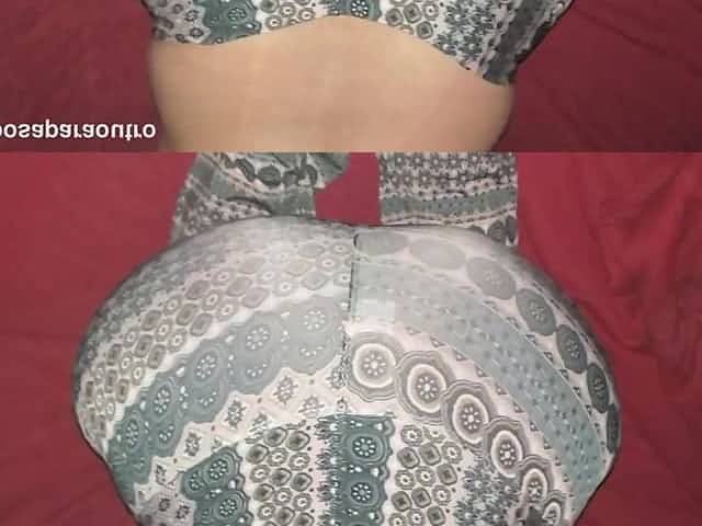 Spouse shows off his wife in leggings