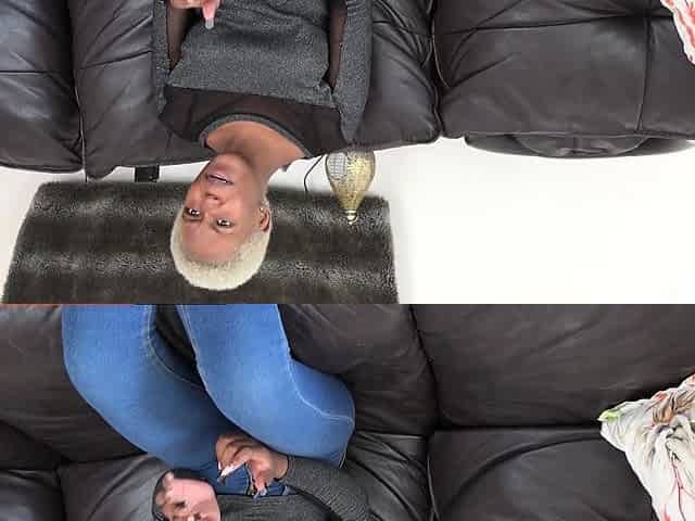 Big Black Ass Ebony Rides Big White Cock