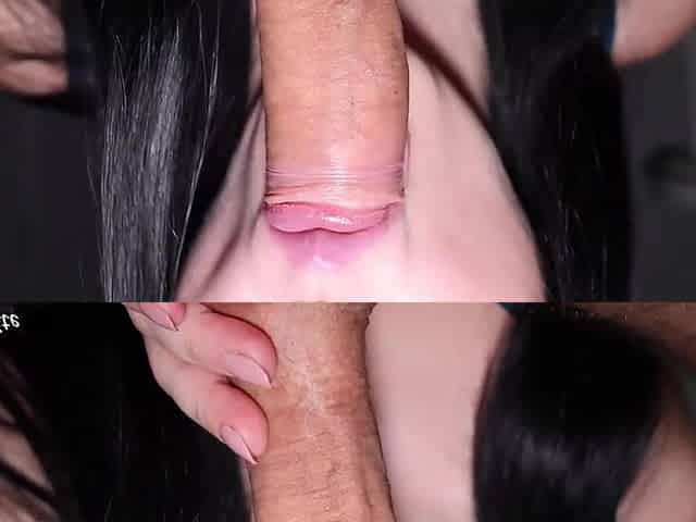Pov. Good Head By Russian Brunette. Close Up