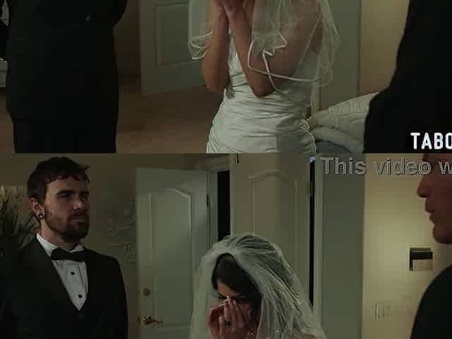 Newlywed latin chick bride confronted with very strange family ritual
