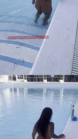 Playing With My Body In A Hotel Pool?