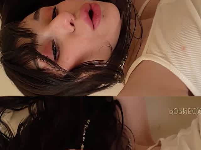 Petite Young Brunette Drilled Doggystyle In Anal Casting