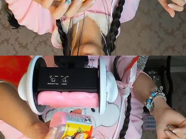 SFW ASMR SLIME THROAT SOUNDS TAPPING