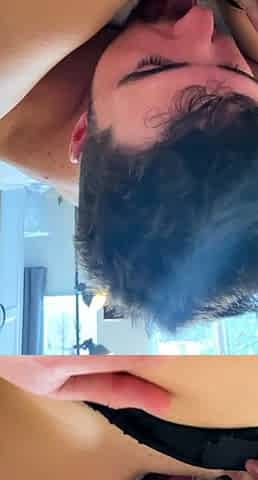 Glamour young amateur lesbos licking clit and fingering