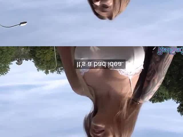 Busty Bigboobs Tattooed Babe Paid To Get Publicly Fucked