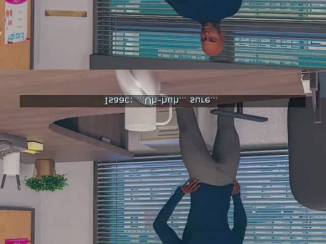 Cheating in the office - 3d animation bitch wife MILF cheats on her husband with her boss