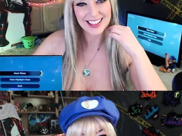busty blonde babe natural boobs big breasted babe di