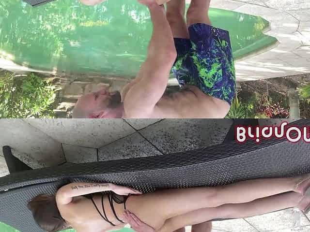 Tiny Latin chick XxLayna Marie Gets Drilled Outside and Rides a Large Knob - Brian O'Mally
