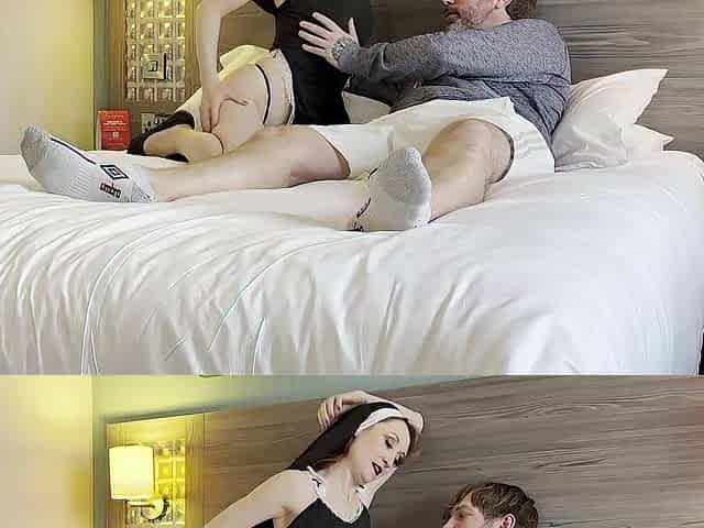 Dirty Nun Sits On Boyz Face And Bangs Him