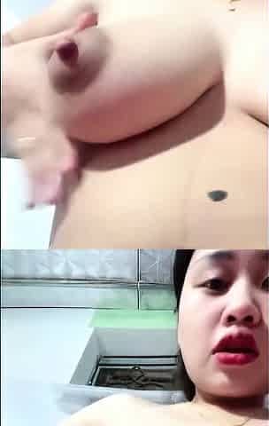 Great Big Boobs On Masturbating Redhead