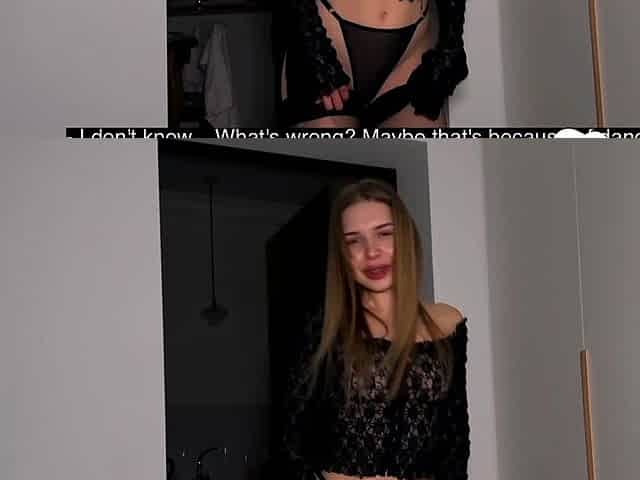 Busted! Cheating Babe Still Wearing Her Plug from Last Night