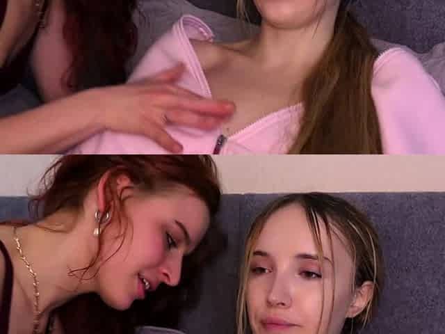 Sharon Janete And Polly Yangs Red Head Beauty Licking My