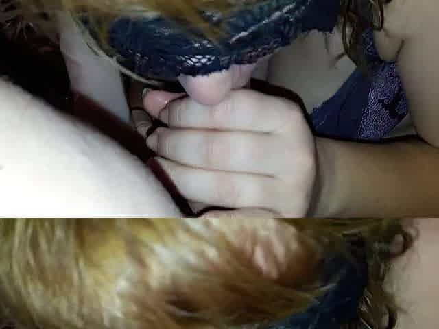 Wife suck lover and play with sex tool