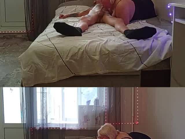 A Friend Gives A Blowjob And Then Fucks In Her Pussy In A Woman Pose
