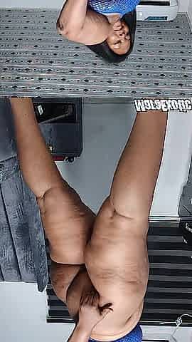 Bulky Abdomen Fetish Standing Climax Masturbation