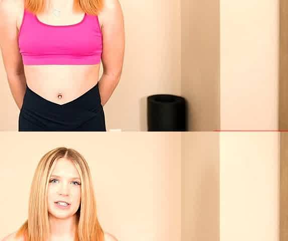 Amateur blonde gives great handjob