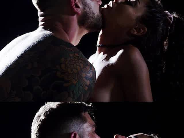 Juan Lucho and Scarlet Rebel in sensual action