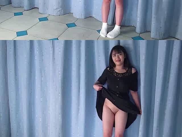 Perverted Asian Girl Showing Off Her Pink Pussy In Close Up