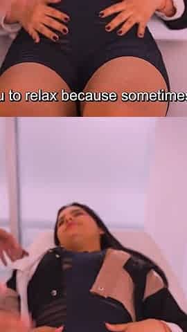 Doctor Fucks His Secretary's Pussy with His Big Cock Until He Bathes Her Face with Hot Cum