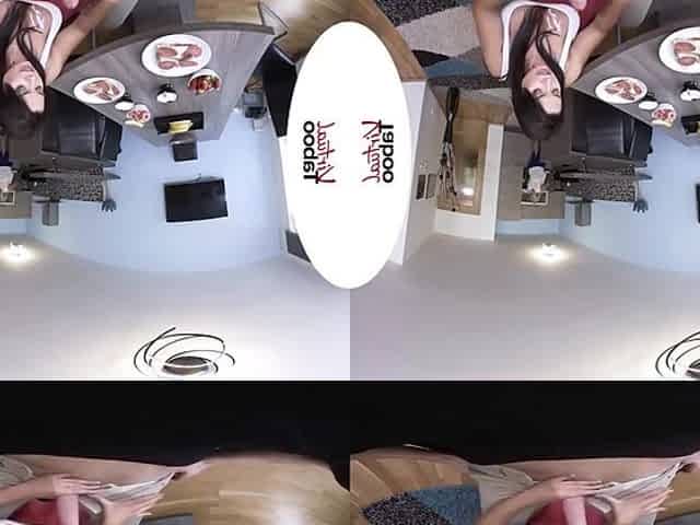 Virtual Reality - Busty Chloe Takes In Ass For Breakfast