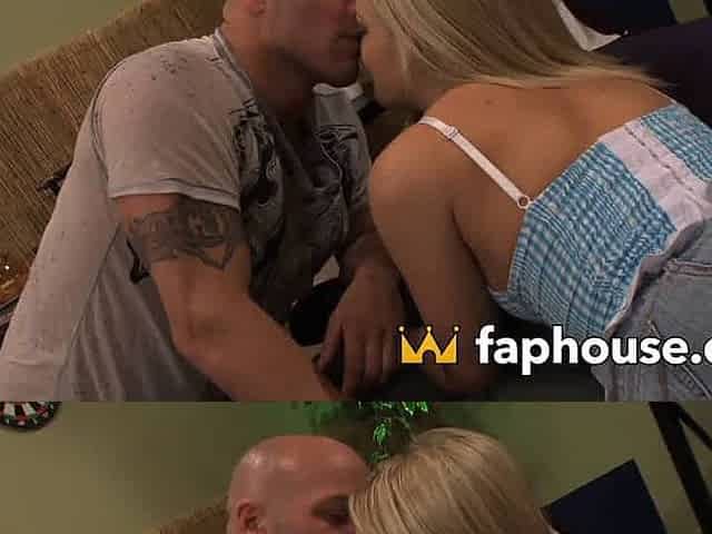 Busty Blonde's Sweet Tart Munched Before Soaking a Hard Cock - Hot XXX!
