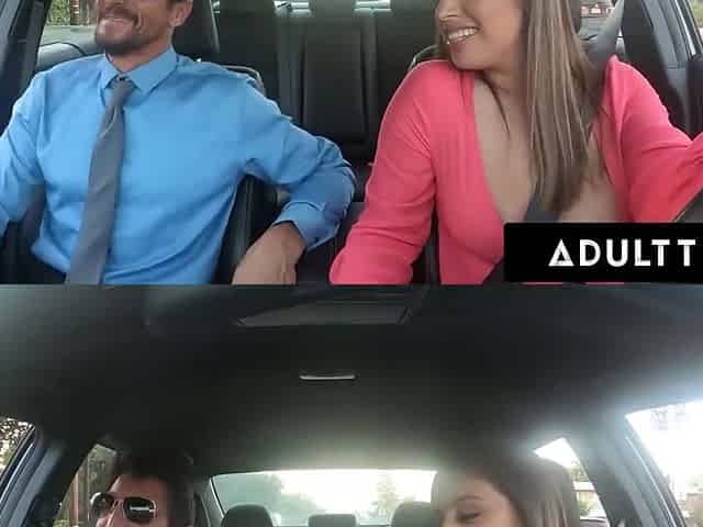 Ella Takes Hot Passenger Home To Fuck! - Tommy Gunn, Taxi Driver And Ella Knox