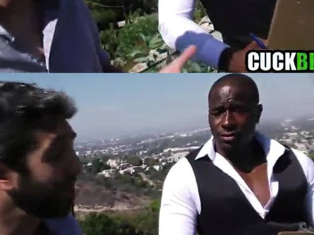Cuck Lets Ebony Bull Anal Bang His Wife To Seal The Deal