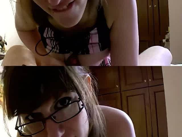 Ugly Nerd Girl Gets Banged By Her Fat Boyfriend P1