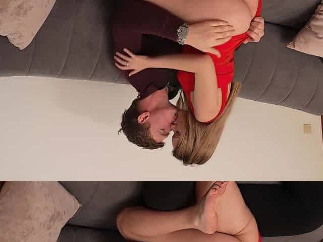 I Take Her Home From the Wedding and This babe Takes My Jock on the Sofa