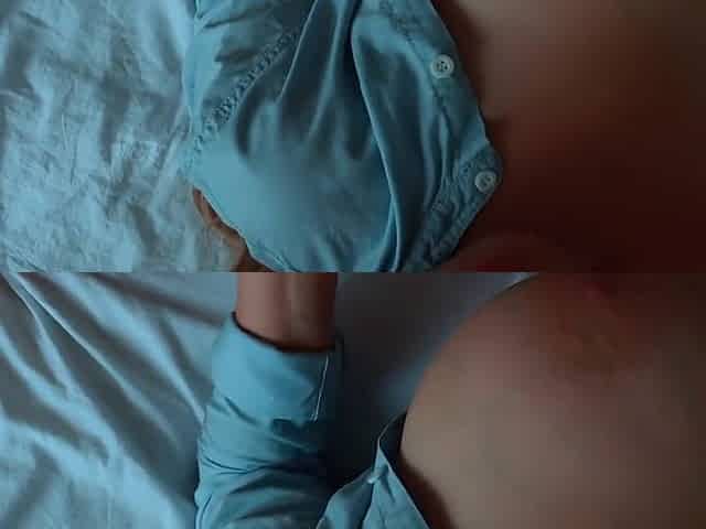 Breasty Wife In My Shirt And Just Her Pants. Real Marital Sex