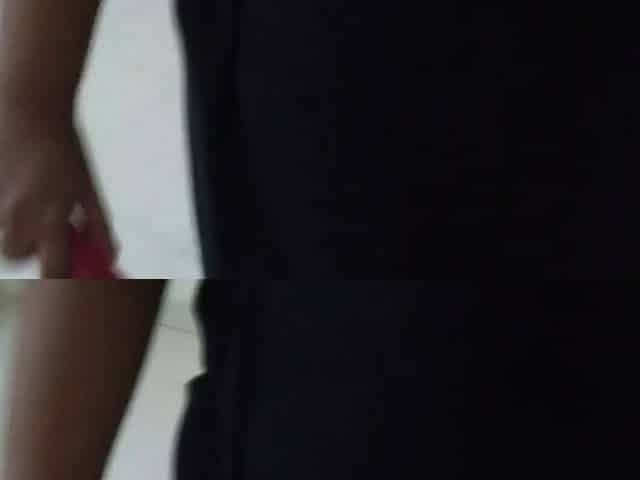 Saudi Muslim Burqa and Hijab Sexy Maid with Big Tits and Big Ass Sweeps the House