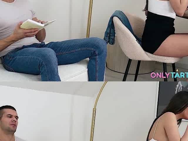 Large Butt Problem - Bootyful Stepsis Gets Snatch Creampie After Hawt Sex